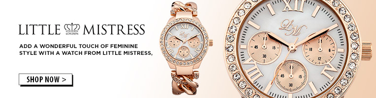 Little Mistress - Add a wonderful touch of feminine style with a watch from Little Mistress, all new and exclusive to Littlewoods Little Mistress - Add a wonderful touch of feminine style with a watch from Little Mistress, all new and exclusive to Littlewoods
